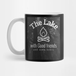 The Lake with good friends and some beers Mug